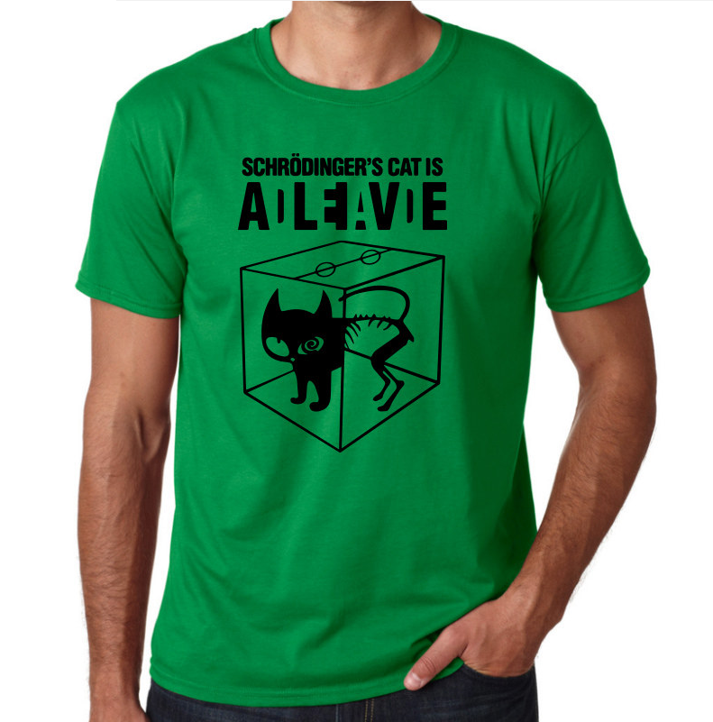 Han Hent The Big Bang Theory Shirt Schrodinger''s Cat T-shirt S Men Swag Funny Cotton Short Sleeve T Shirt S Summer T Shirt Homme