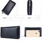 Rfid Many Departments Men Wallet Cow Genuine Leather 36 Slots Card Holder Cell Phone Pocket Male Wallets Clutch Man Long Purse