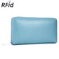 Rfid Many Departments Men Wallet Cow Genuine Leather 36 Slots Card Holder Cell Phone Pocket Male Wallets Clutch Man Long Purse