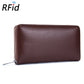 Rfid Many Departments Men Wallet Cow Genuine Leather 36 Slots Card Holder Cell Phone Pocket Male Wallets Clutch Man Long Purse