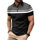 Business Striped Versatile T-shirt Men