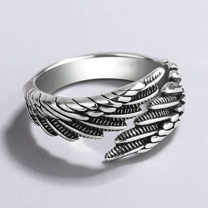 Alloy Feather Ring